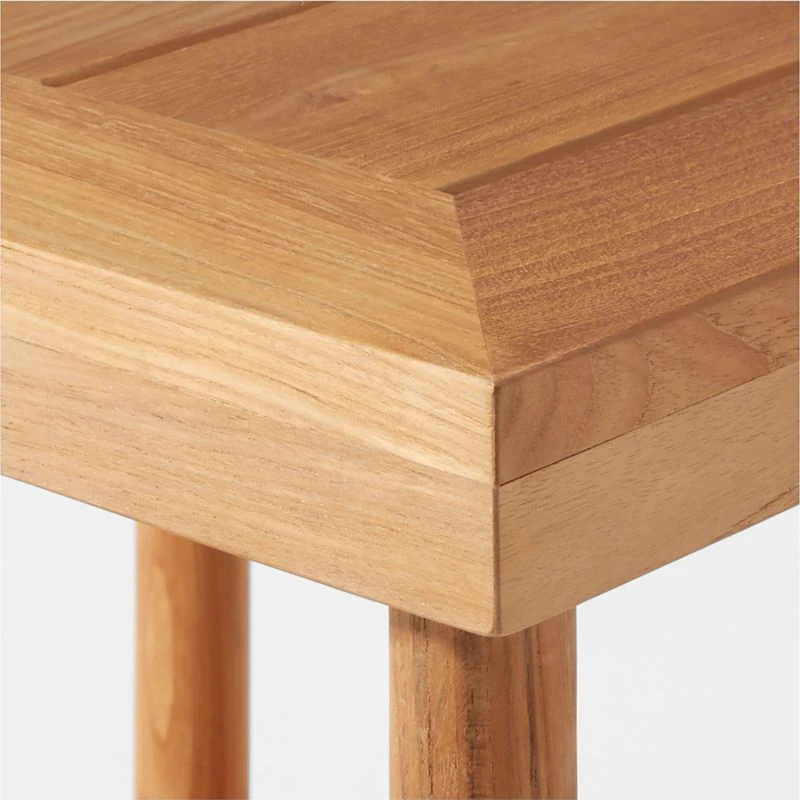 Pinet Teak Outdoor Side Table 9 Pinet Teak Outdoor Side Table - Image 7