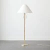 Pogo Brass And Cane Floor Lamp -Home Series Shop PogoCaneFloorLampSHF21