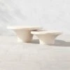 Pompeo Round Ivory Cast Resin Nesting Coffee Table Set Of 2 1 Pompeo Round Ivory Cast Resin Nesting Coffee Table Set Of 2 -Home Series Shop PompeoResinS2TableSHS23 1