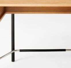 Portofino Cerused White Oak Wood Desk -Home Series Shop PortofinoCerusedOakDeskAV2SSF22