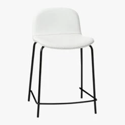 Primitivo White Counter Stool Set Of 2 -Home Series Shop PrimitivoCntrStl24inWht3QS18