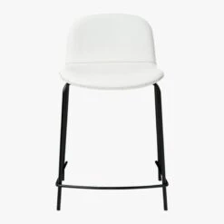 Primitivo White Counter Stool Set Of 2 -Home Series Shop PrimitivoCntrStl24inWhtS18