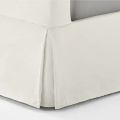 Pullover Slipcover Queen Sateen Queen Bed -Home Series Shop PulloverPleatSateenQBedAVSSS21