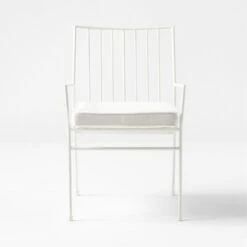 Pavilion Ivory Outdoor Dining Armchair With Ivory Sunbrella Cushion Model 6470 -Home Series Shop PvlnIvDngChrWIvyChM6470SOSSS22