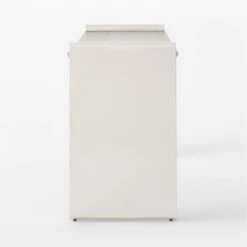 Raggio Stainless Steel Desk With White Wood Top -Home Series Shop RaggioPolishedSSDeskSDSSF22