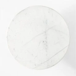 Reign Large Round Marble Dining Table -Home Series Shop ReignMrblNMtlLrgDngTableTOPSSF21