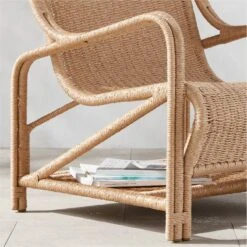 Remo Rattan Wingback Outdoor Lounge Chair -Home Series Shop RemoWingBackChairAVSHS23