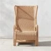 Remo Rattan Wingback Outdoor Lounge Chair -Home Series Shop RemoWingBackChairSHS23