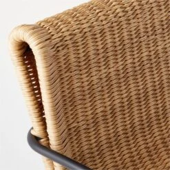 Rizo Faux Rattan Outdoor Dining Armchair Chair -Home Series Shop RizoDiningChairAVSSS21