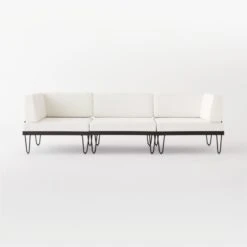 Rossi 3-Piece Outdoor Sectional Sofa With Metal Frame -Home Series Shop Rossi3PcSectSOSSS21