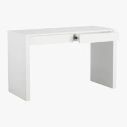 Runway 2-Drawer White Lacquered Wood Desk -Home Series Shop RunwayDesk3QAVF15