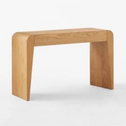 Selena Wood Vanity Table -Home Series Shop SelenaOakVanity3QSSS23