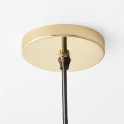 Spina 12" Glass Pendant Light -Home Series Shop SpinaBrassPendant12inAVSSF21