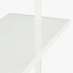 Stairway White Wall-Mounted Bookcase - 96" Height -Home Series Shop StairwayShelfWhiteAVF14