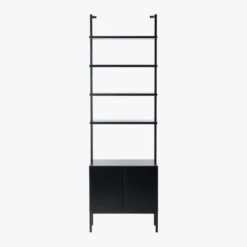 Stairway Black Cabinet - 96" Height -Home Series Shop StairwayTallBlkCabinetSOS19