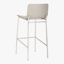 Strut Counter Stool Grey Set Of 2 -Home Series Shop StrutBarstool30inGrey3QBS20