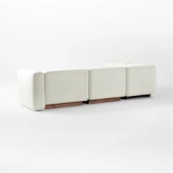 Terrain 5-Piece L-Shaped Ivory Boucle Sectional Sofa With Right Arm -Home Series Shop TerrainIvyBc5pcRASctSofa3QBSSS22