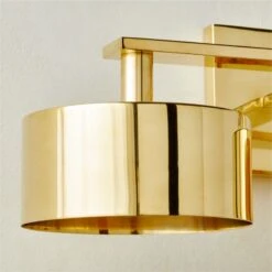 Trada 3-Bulb Polished Brass Wall Sconce Light -Home Series Shop Trada3BlbPlhdBrsWallScncAVSHF23