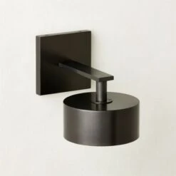 Trada Blackened Brass Wall Sconce Light