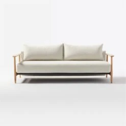 Una Ivory Boucle Sleeper Sofa -Home Series Shop UnaSofaBoucleOffWhiteSOF20