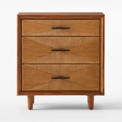 Verano 3-Drawer Rattan Dresser -Home Series Shop VeranoRshFrnt3drwrDrssrSOSSF22