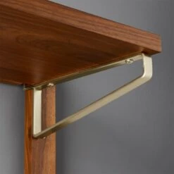 Walnut Modular Triple Shelf 88" -Home Series Shop WalnutMod88TripleShelfRO2F18