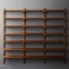 Walnut Modular Triple Shelf 88" -Home Series Shop WalnutMod88TripleShelfROF18 1x1