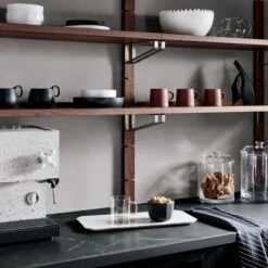 Walnut Modular Single Shelf 39.5" -Home Series Shop WalnutModularShelfSystemAG21 1x1