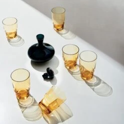 Domenica Glass Decanter -Home Series Shop WhitneyAmberDrinkwareJN21 1x1