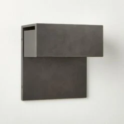 Wilde Blackened Brass Task Wall Sconce Light