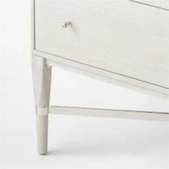 Connoisseur 5-Drawer Whitewashed Oak Wood Dresser Model 1003 -Home Series Shop WtWd1003CnnssrDresserAVSSS22