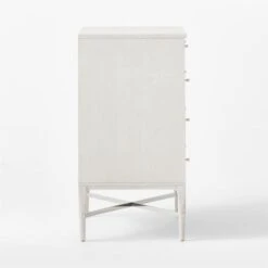 Connoisseur 5-Drawer Whitewashed Oak Wood Dresser Model 1003 -Home Series Shop WtWd1003CnnssrDresserSDSSS22