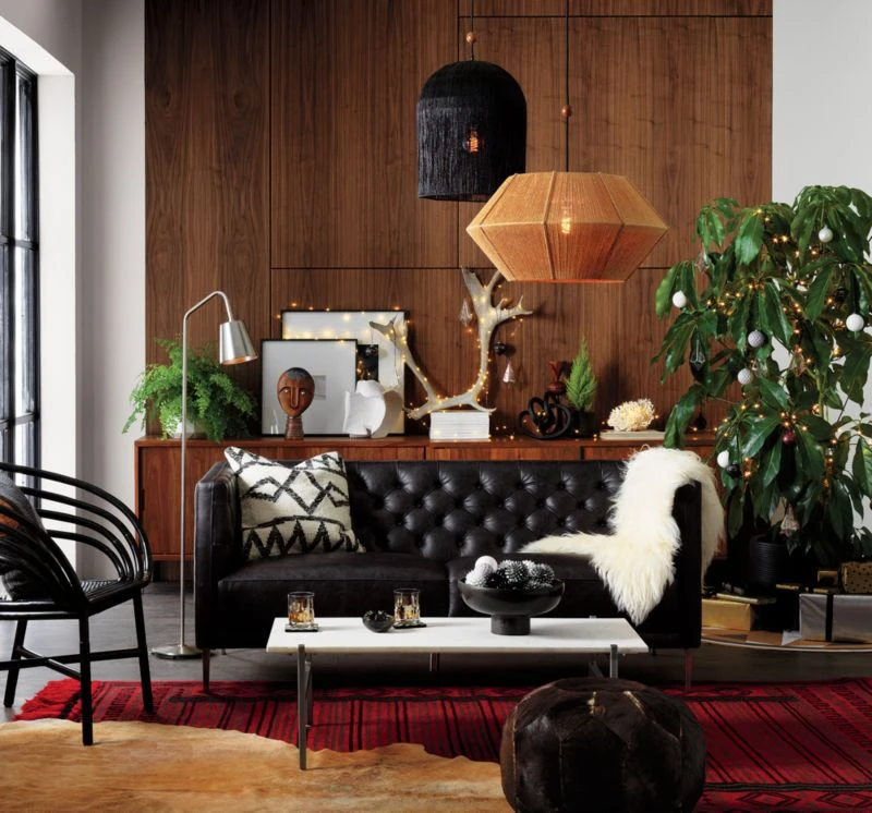 Savile Leather Tufted Apartment Sofa 4 Savile Leather Tufted Apartment Sofa - Image 2